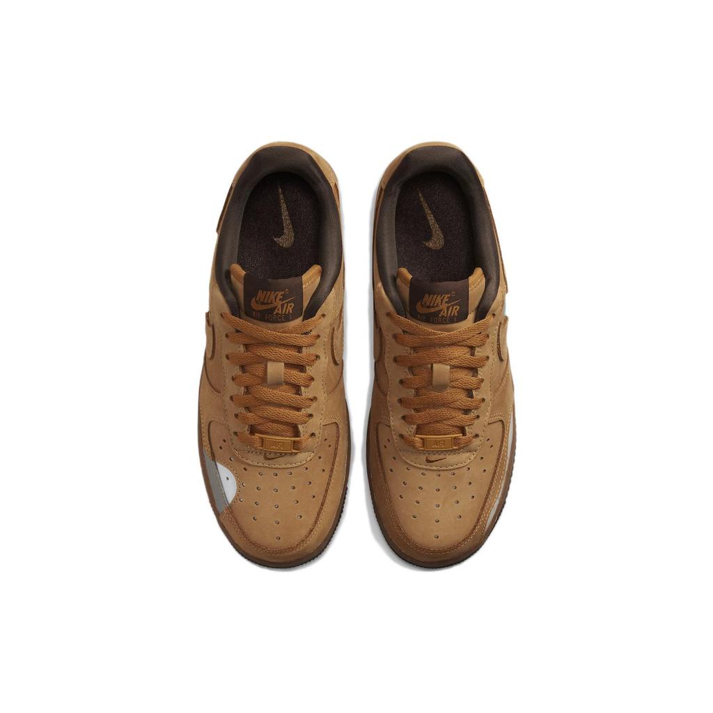 New Nike Air Force 1 Low '07 Cut Out Wheat Women's DQ7580-700