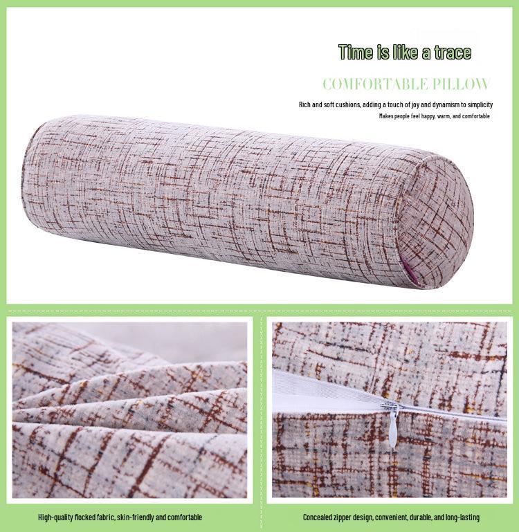 

Длинная цилиндрическая подушка-поддержка для шеи и подушка-валик для кровати или дивана 20x80cm