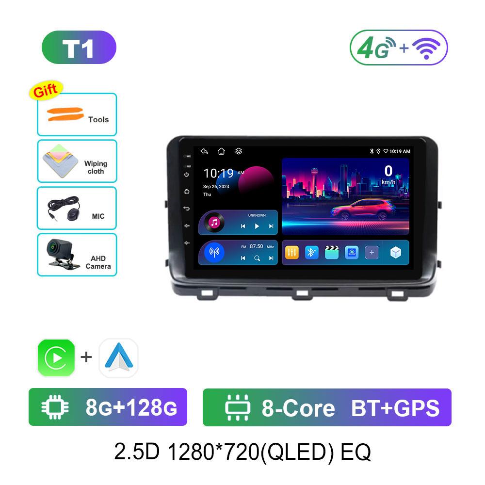 Car Radio Multimedia Player Android 14 Intelligent System for Kia Ceed 3 CD 2018 - 2022 2.5D Screen GPS Navigation WiFi BT