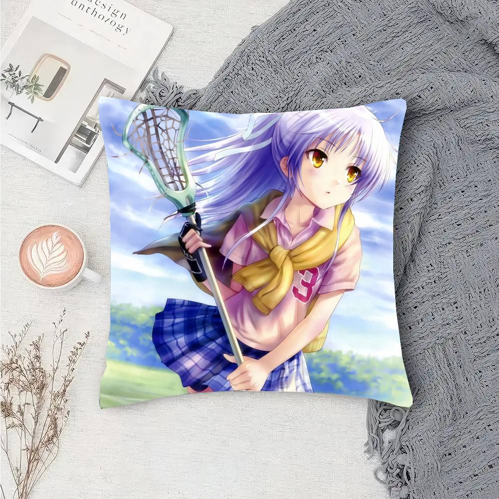 Tachibana Kanade Anime A-Angel B-Beats Pillow Case Sofa Cushion Cover Room Home Decoration