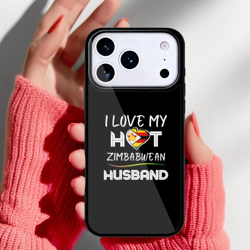 Etui na telefon z flagą Zimbabwe dla iPhone 17 Air 16e 15 14 13 Pro Max Tylna obudowa dla 12 11 Pro Coque