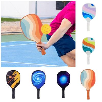 Ribbed Handle Pickleball Paddles Non-Slip Pickleball Training Equipment Pickle Ball Racket  Child
