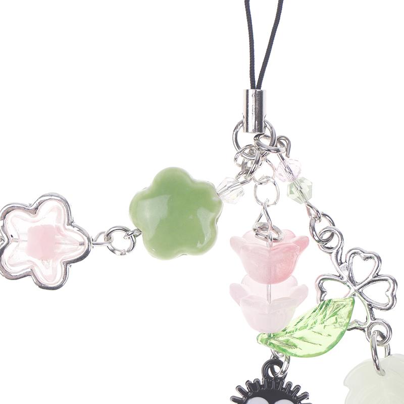 Trendy Handmade Beaded Cat Lanyard Phone Pendant Bead Bag Charm Cell Phone Chain Keychain Girl Gifts