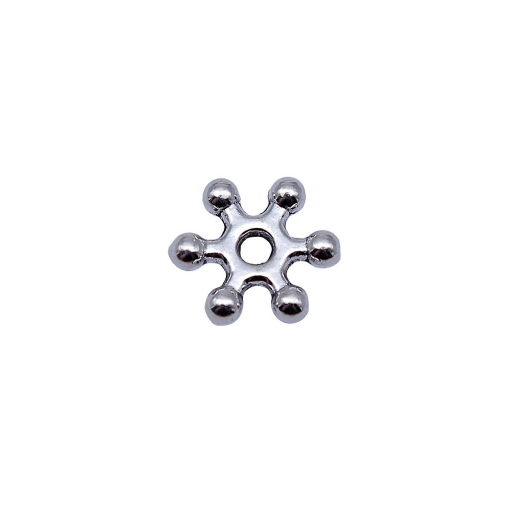 Caps Beaded Edge Spacer Beads Antique Style For DIY Jewelry Projects