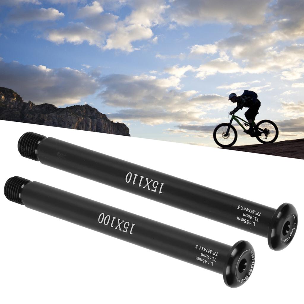 Vorderradgabelachse Schwarzes Aluminiumlegierung-Nabenrohr Thru Shaft Boost für RockShox Mountain 