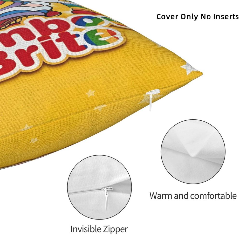 Soft and Sweet Home Rainbows BriteDecorations Pillowcase Merch Pillow Cover Square Multi-Size