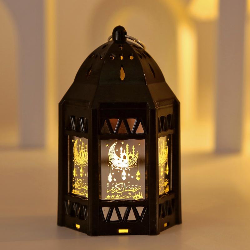 Muslim Ramadan Lantern Eid Led Night Light  Ramadan Decoration Moon Star Glowing Light Islamic Eid Al Adha Gift