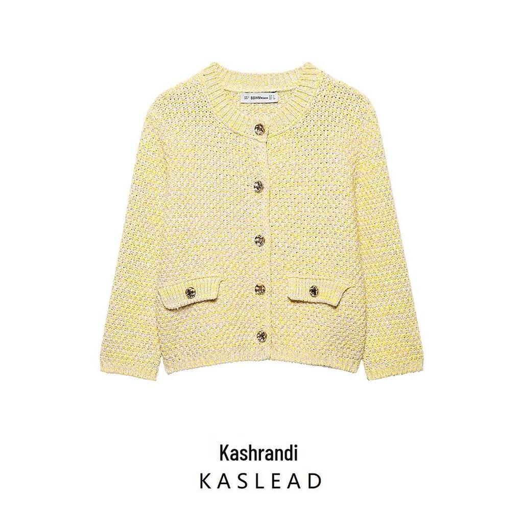 Spring 2025 Women's European & American Style Knit Cardigan - Fashionable, Simple, Versatile