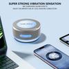 Bone Conduction Bluetooth Speaker with Colorful LED Breath Portable Surface Vibration Surround for and Party Use Light, Speaker, 360° Sound, Home,