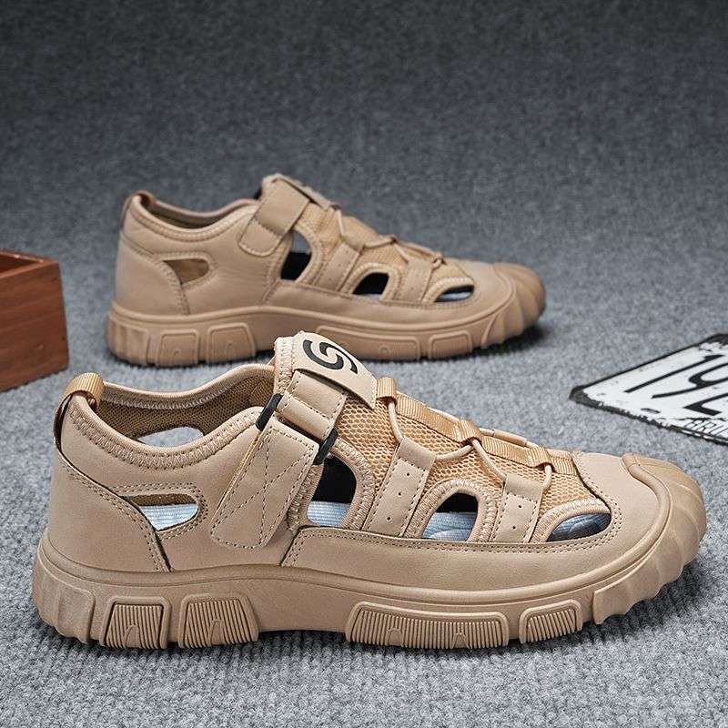 Men's New Sandals Men's 2025 Summer Deodorant Wear-resistant Hole Shoes Non-slip Wear-resistant Outdoor Shoes Fashion Casual Shoes