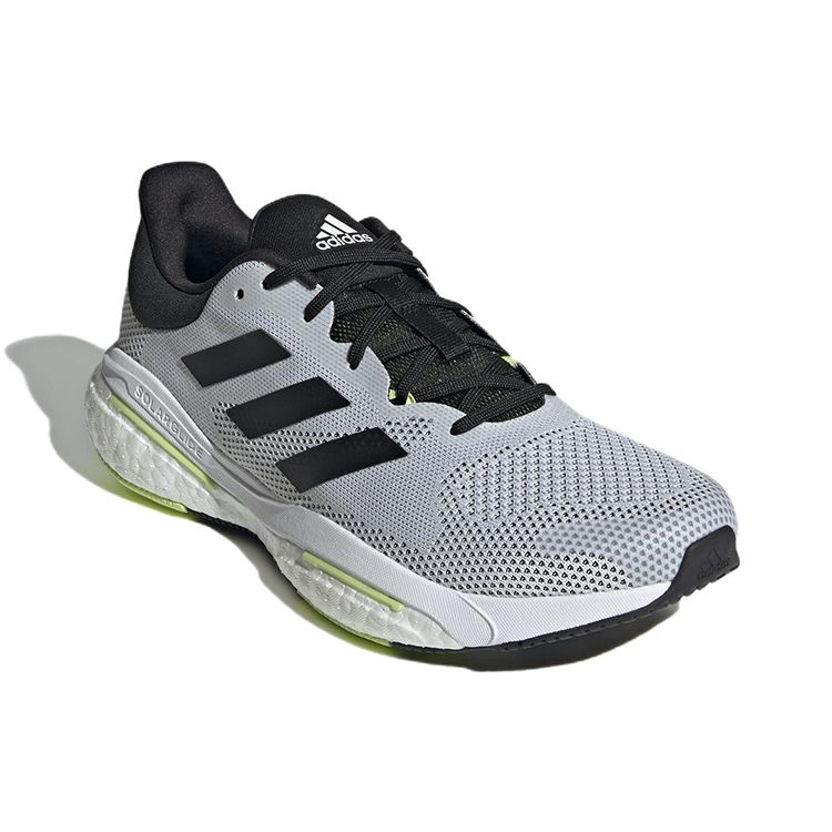 Adidas SolarGlide 5 White Pulse Lime Men Sneakers Cloud-White Core-Black GX5472