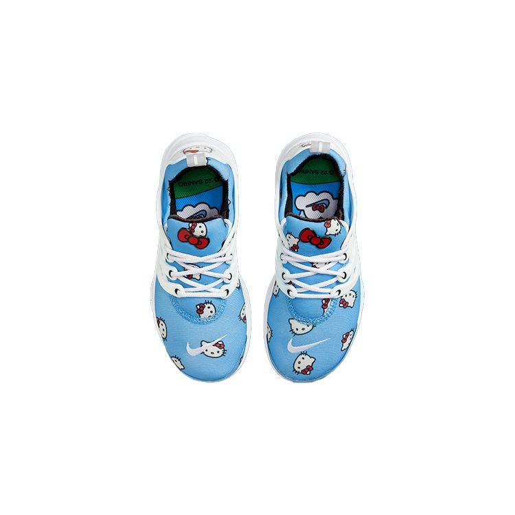 Hello Kitty X Nike Air Presto PS University Blue Kids Sneakers White Light-Crimson Black DH7780-402