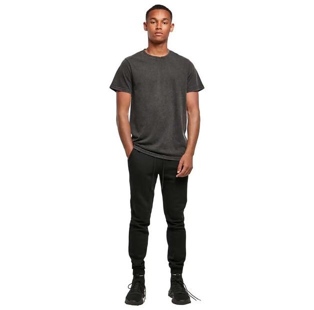 Build Your Brand Kurzarm-T-Shirt Acid Washed