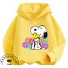 Soft Casual Hooded Sweatshirt Cute Cartoon Winter Trendy Kids Hoodie Snoopy 3 14 Years