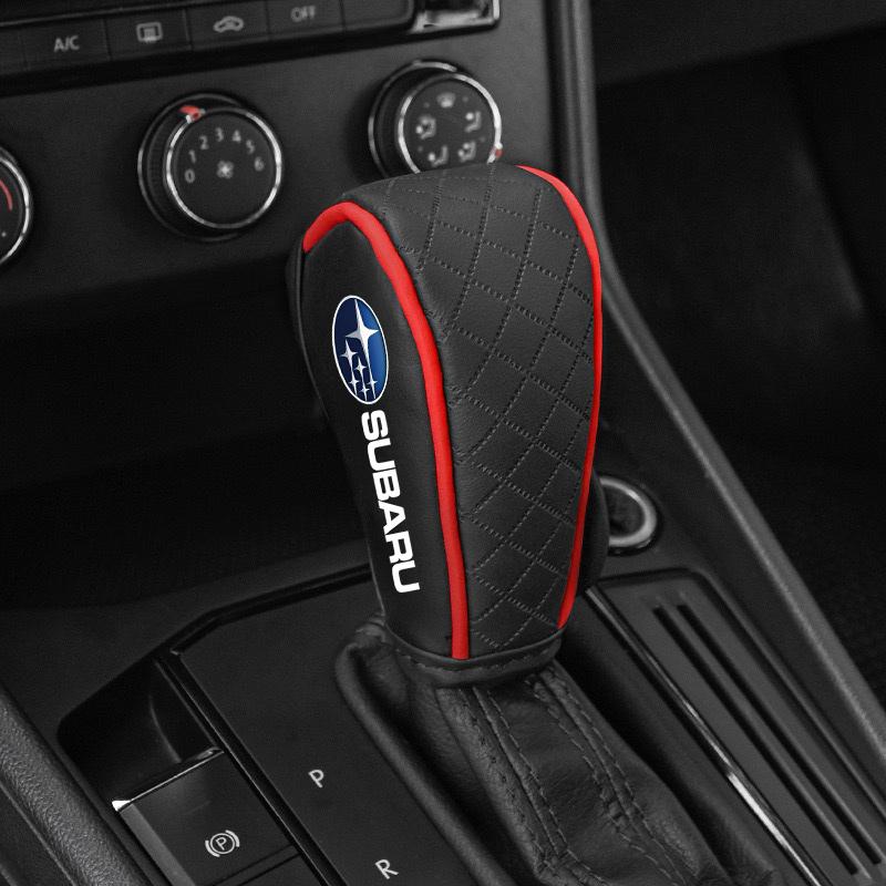 For Subaru STI Impreza Legacy WRX BRZ XV Forester Crosstrek Outback Ascent Car Center Console Gear Shift Knob Cover Handle Case Y15