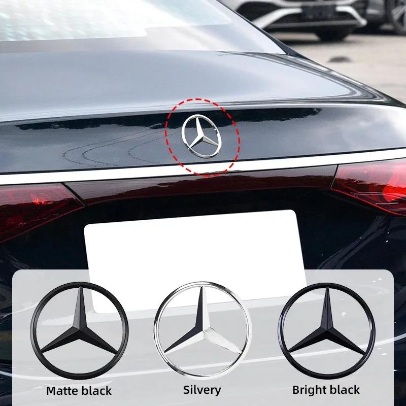 FOR  Star Stickers Car Rear Trunk Emblem For Mercedes Benz S320 W164 W203 W204 W168 C180 E320 A200 GLE GLS CLS GLC CLA GLA GLK