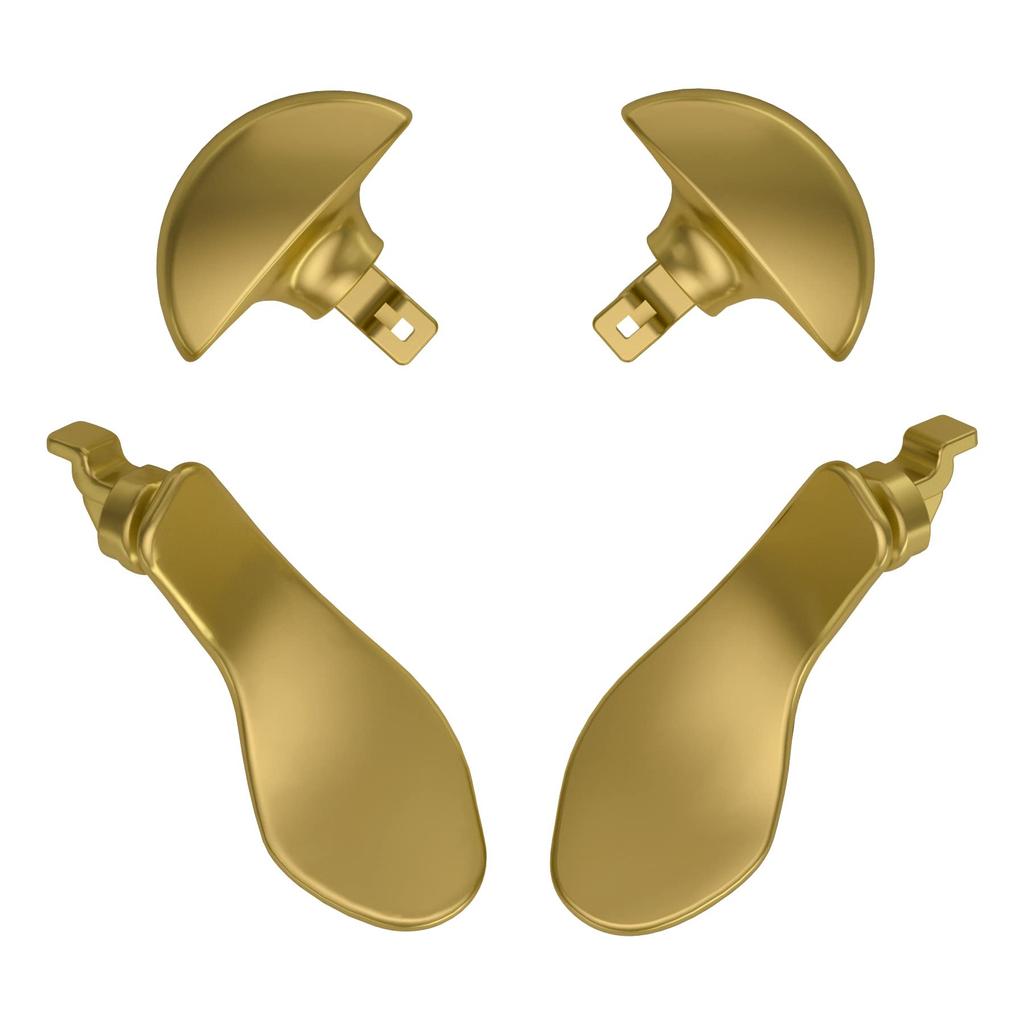 eXtremeRate Back Paddle for Compatible with PS5 Edge Replaceable Metal Back Button Paddle for Compatible with PS5 Edge Controller 4 Pieces Not Hero