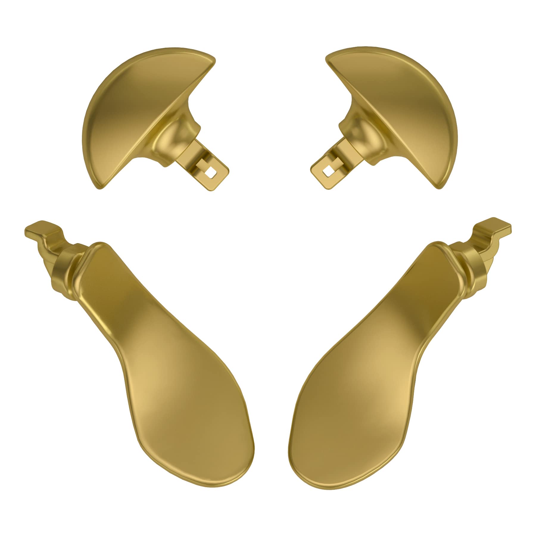 

eXtremeRate Задня пелюстка для Сумісна з PS5 Edge Замінна металева задня кнопка-пелюстка для Сумісна з контролером PS5 Edge 4 штуки Не Hero