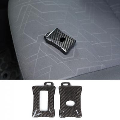 Real Carbon Fiber Car Remote Key Case Fob Cover For Toyota Tacoma 2016-