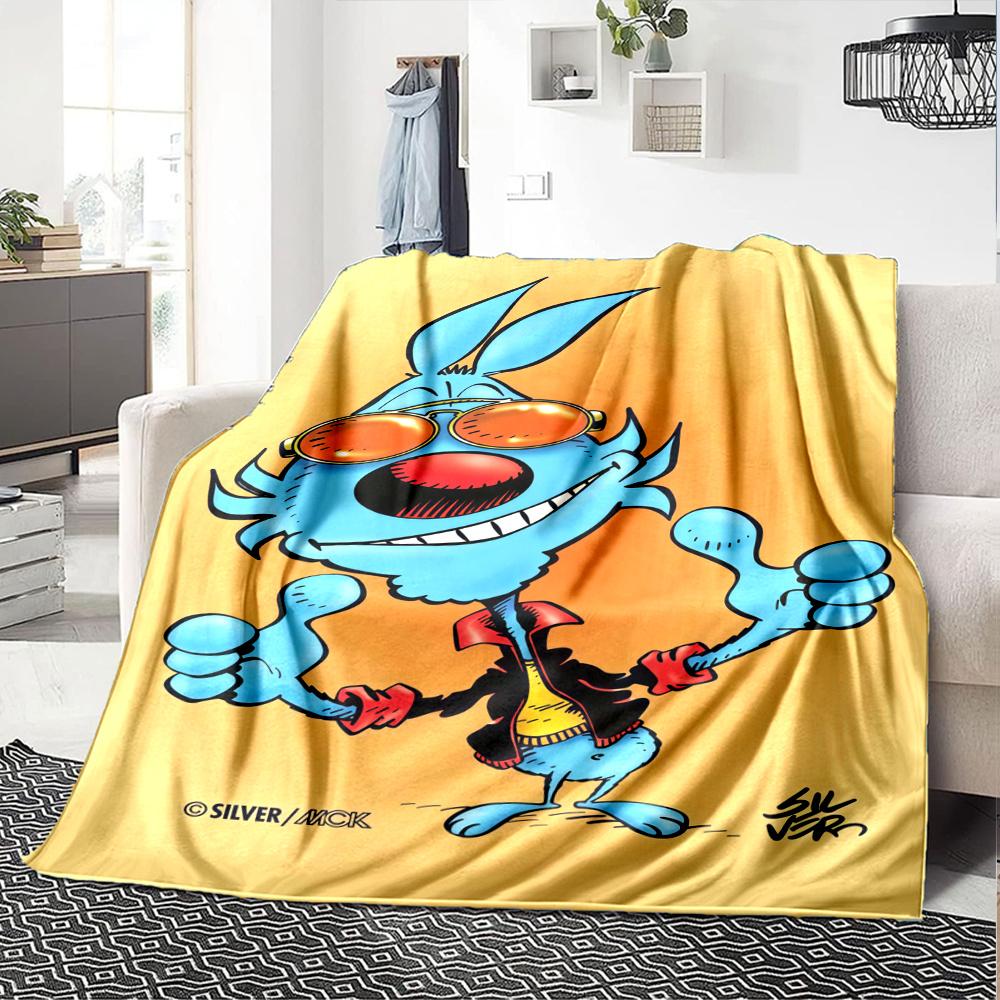 Lupo Alberto Blanket, High quality Comfortable for All Seasons, Home Decor, Warmth and Comfort
