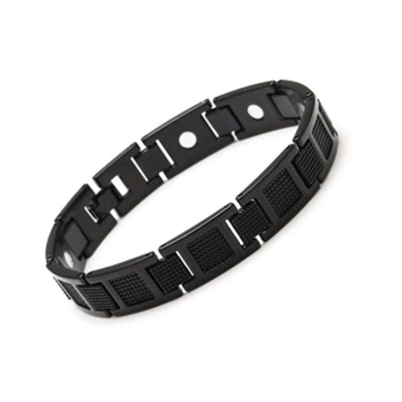Hot-selling retro dragon scale pattern crocodile magnet bracelet wholesale four-in-one wide version magnet bracelet