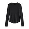 CHUYU Women's Wool Blend Slim Fit Crew Neck Long Sleeve Pullover