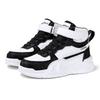 Children's Running Shoes Outdoor Leather Surface Fashionable Tennis Shoes Casual High Top Comfortable Board Shoes for Kids