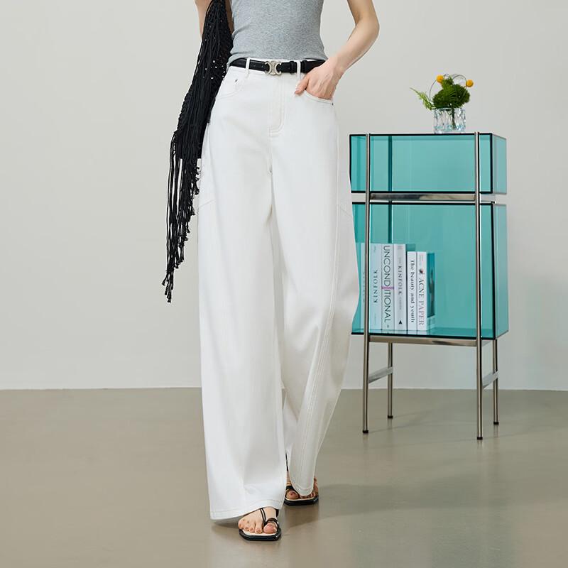 ESE-Y Women s Hemp Tencel Wide-Leg Cooling Jeans