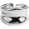 Korean Style Women's Retro Punk Embossed Open Ring
