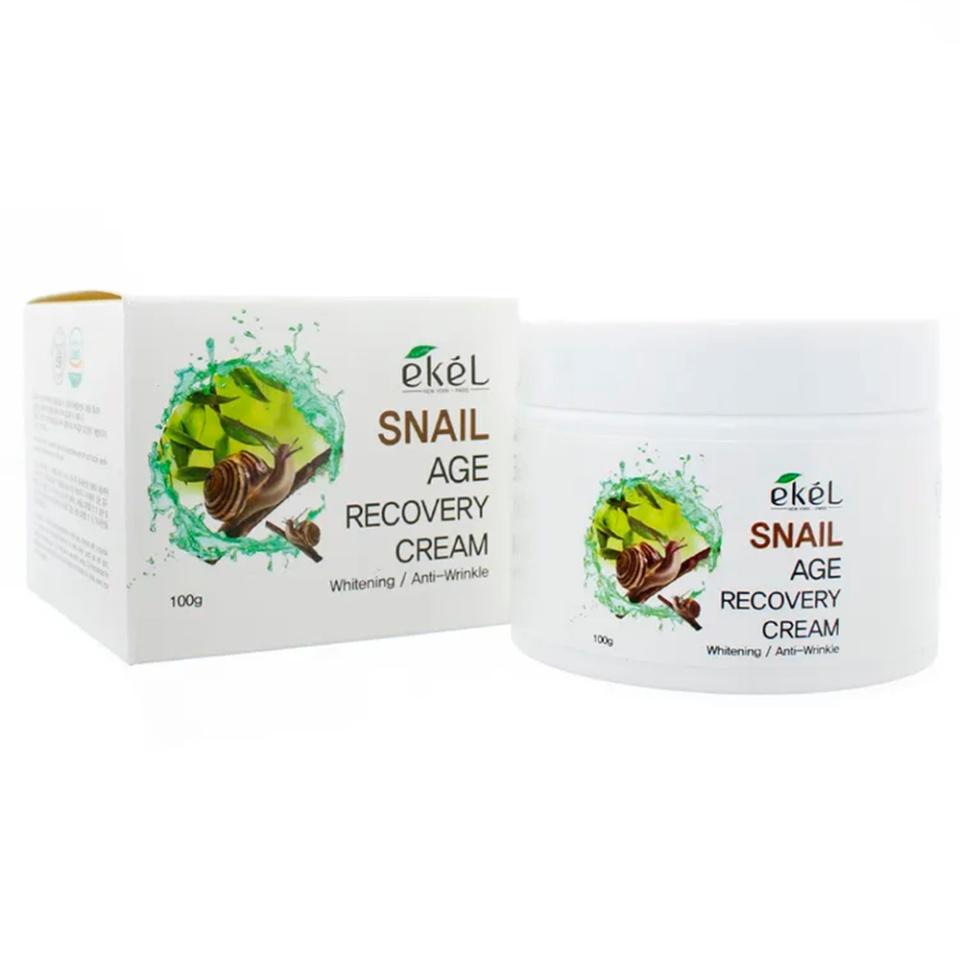 

Антивозрастной крем для лица с муцином улитки EKEL Age Recovery Cream Snail, 100 г