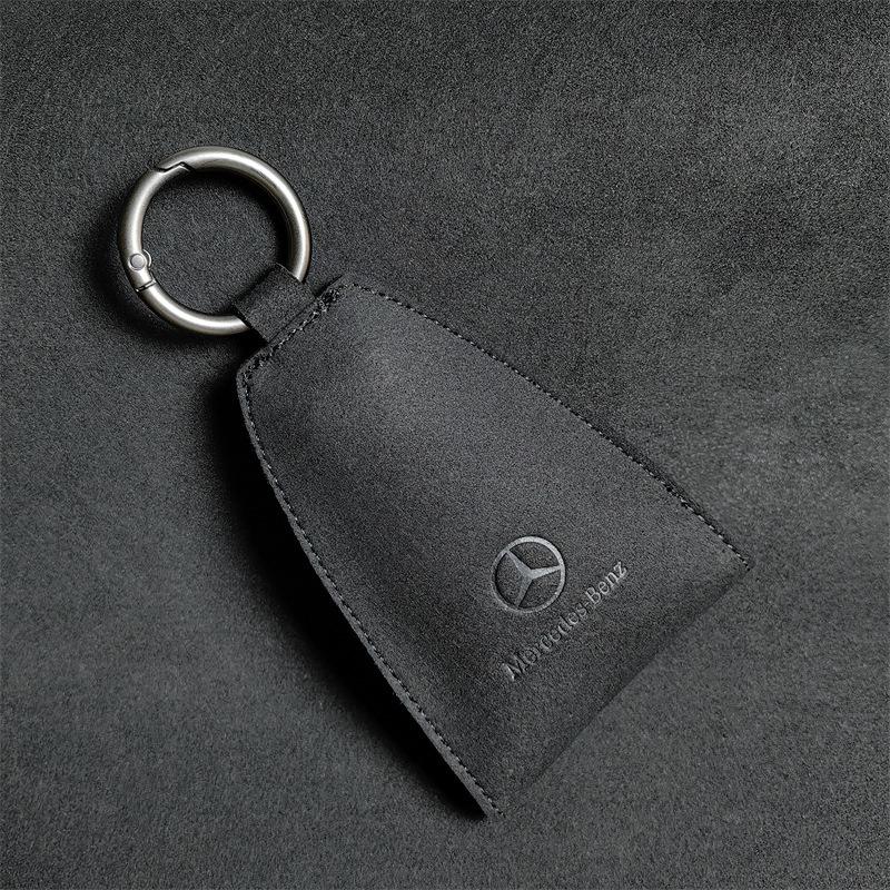 

Suede Key Bag Car Key Pocket Creative Keychain Key Ring For Mercedes Benz AMG A C E Class W201 W210 W108 W204 W205 W203 W21