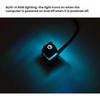 Desk ON/OFF Power Switch for Desktop Computer RGB Backlight Mechanical Shaft Key External Remote Start PC Mainboard Reset Button