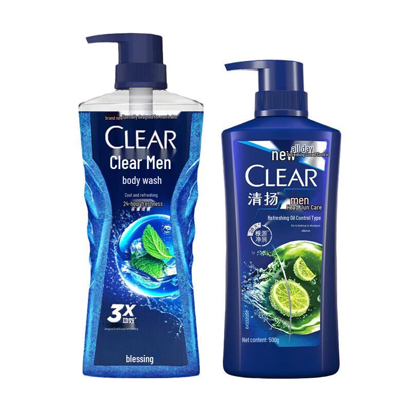 

CLEAR Men Anti-Dandruff Shampoo & Shower Gel Set