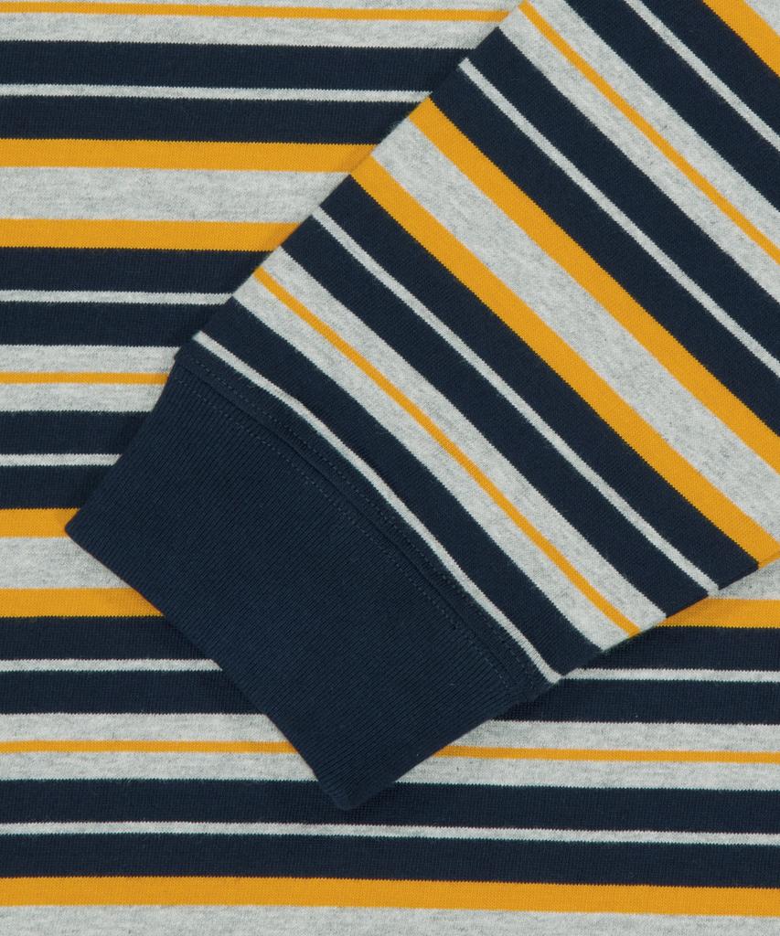 WKNDRS Multi Stripe Ls T-Shirt (Navy)