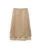 IOLO Satin Layered Skirt_Gold