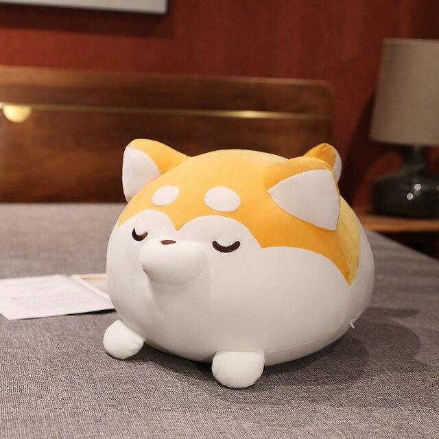30 -70cm Kawaii Husky Plush Toys Lovely Fat Animal Plush Pillow Stuffed Soft Dolls Sleeping Cushion Girls Nice Birthday Gift