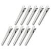 10 Pcs Stainless Steel Clips Large Food Bag Seal Reusable Kitchen Alligator Clip Storage Snack Sealing Office Binding