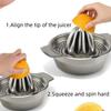 Přenosný ruční odšťavňovač Nerezová ocel Lis na pomeranč Limon pro domácnost Multifunkční přístroj na výrobu pomerančového džusu do kuchyně