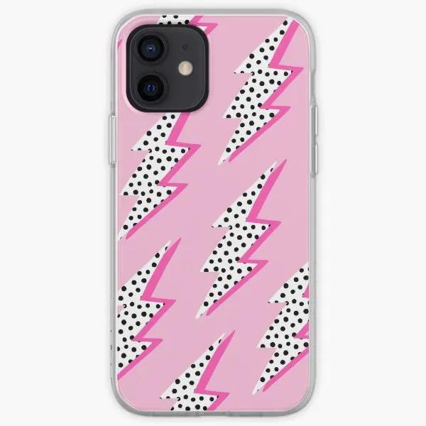 

Pink Lightning Bolt Iphone Tough Case Phone Case Customizable for iPhone X XS XR Max 11 12 13 14 Pro Max Mini 6 6S 7 8 Plus iPhone 11 Pro Max