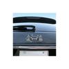MEIHO MOOMIN Little My Emblem Sticker, Large, Silver, FS074