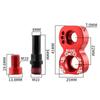 8-shaped Bicycle Parts Extension Seat Half Car Load Universal V Brake Converter Adapter Black/Red Durable V Brake Extender