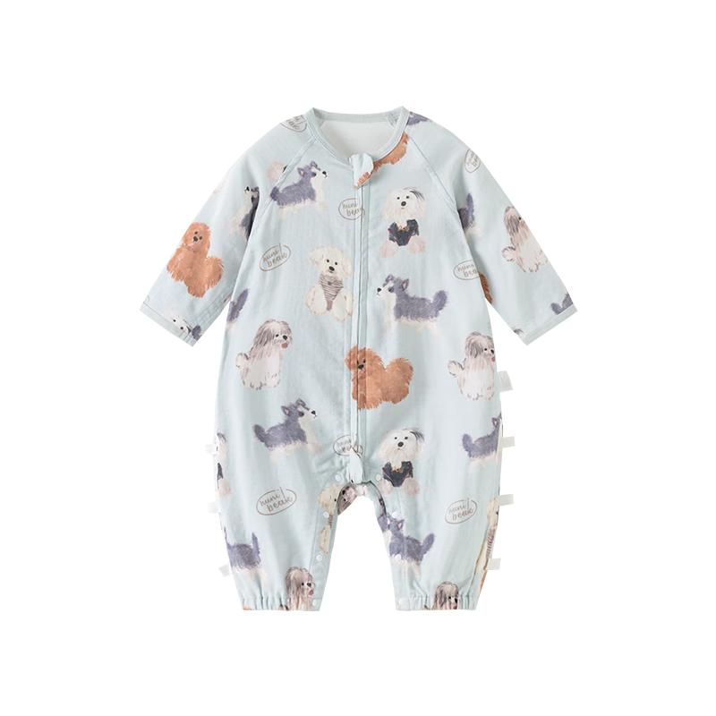 Happy Little Bear Baby Breathable Bamboo Cotton Sleepsuit 80/48