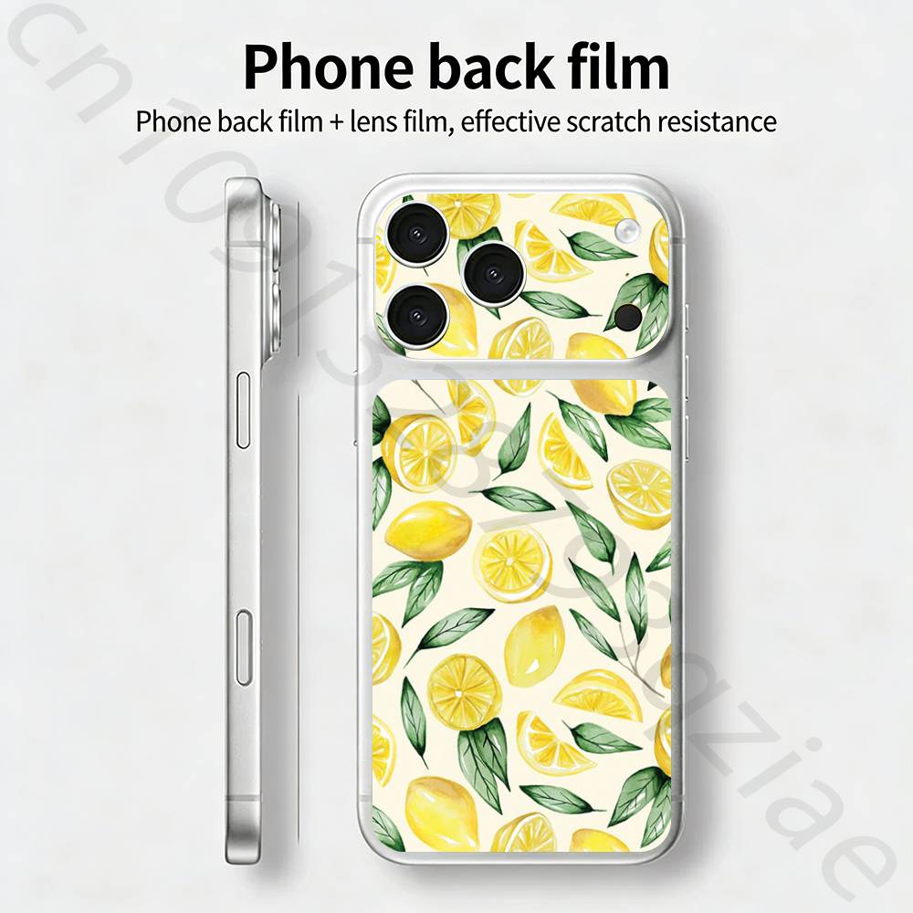 

Самурай Гейша Для iPhone 17 pro Max /17 pro Полное Покрытие Наклейка Пленка-Обертка 3D Цветная Задняя Защитная Пленка-Наклейка iPhone17pro