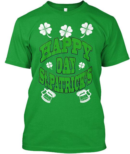 

Happy St Patrick s Day T-Shirt Made in the USA Size S to 5XL XL