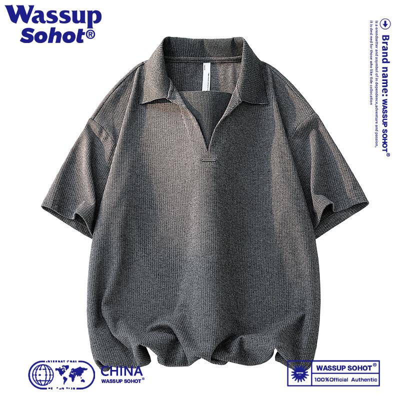 Wassup Sohot Men s Short-Sleeve Polo T-Shirt XL