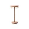 Hanging Countertop Necklace Earrings Stand Solid Wood Jewelry Storage Rack  Chains Pendant