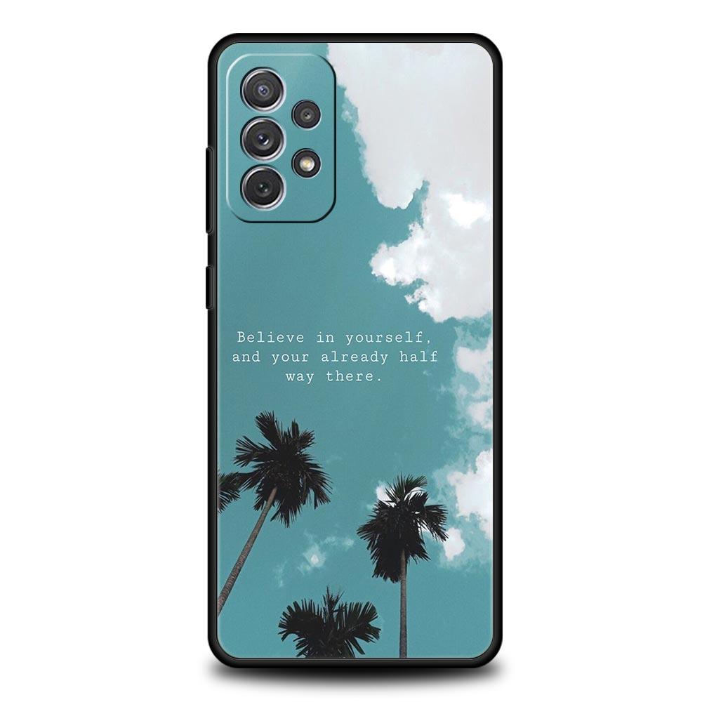 Russian Quote Slogan scenery Phone Case For Samsung A13 A51 A71 A41 A31 A21S A11 A03S A12 A32 A52 A22 A23 A33 A53 A73 5G Cover
