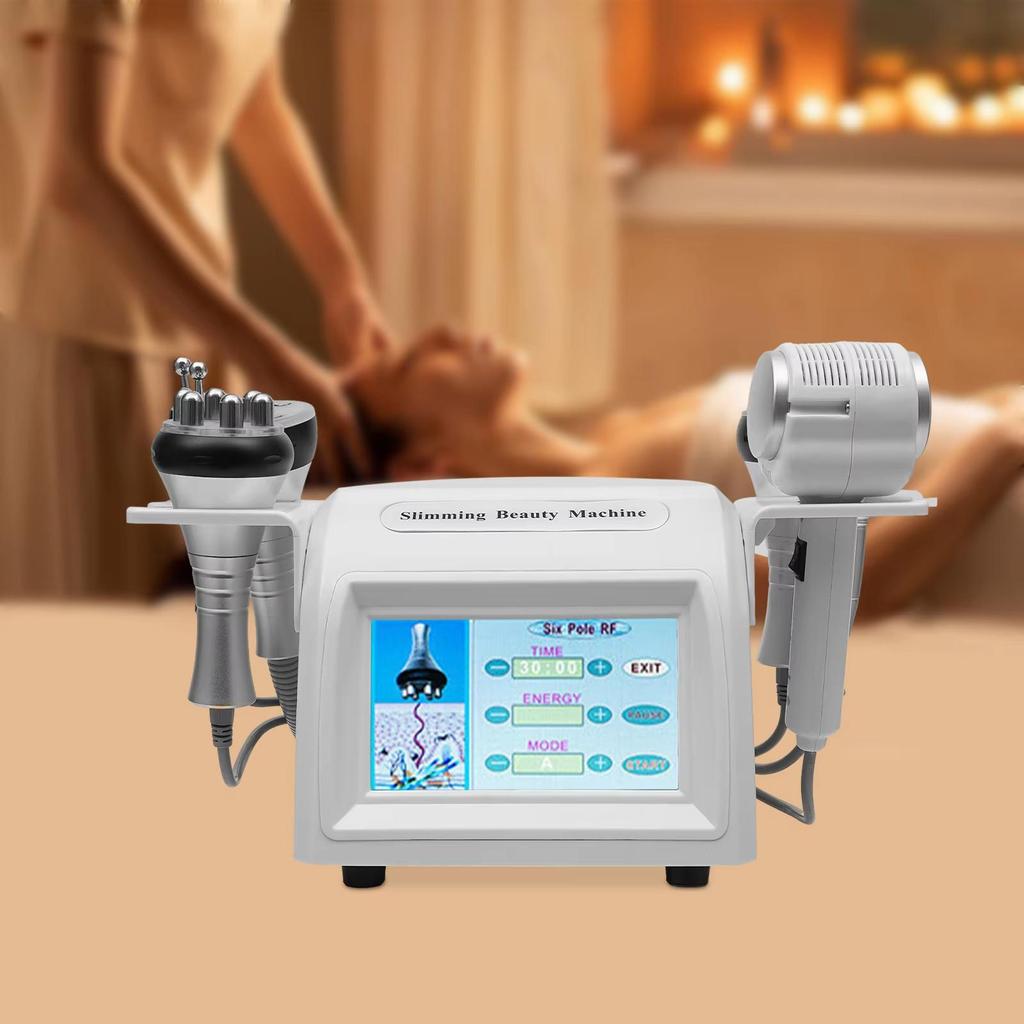 6-in-1 40K Ultrasonic Cavitation Device with Vacuum Lifting - Salon-Grade Body Slimming, Facial Firming & Beauty Machine