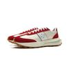 Li Ning Light Boat Reflective Trendy Sports Non-Slip Wear-Resistant Mid-Top Casual Shoes Unisex Casual Shoes Beige Red AZGV073-4