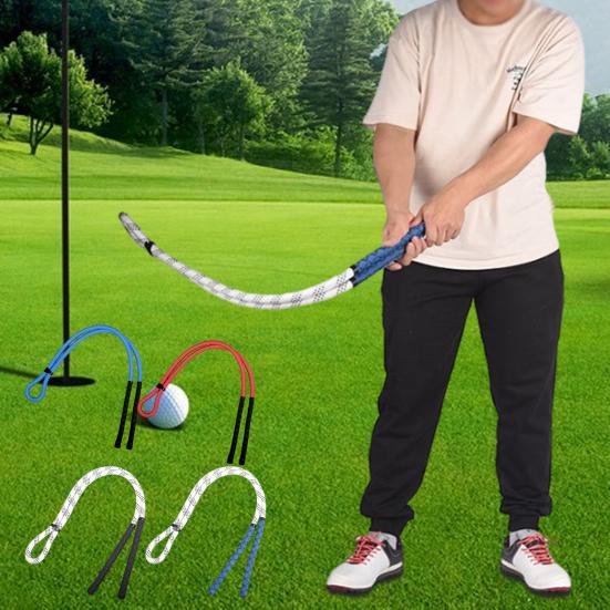 Golfový švih Cvičební lano Korektor držení těla Trenér švihu Fitness Lano Zahřívací Cvičení Vybavení Tréninkové příslušenství pro začátečníky